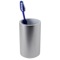 Silver Finish Free Standing Round Toothbrush Holder